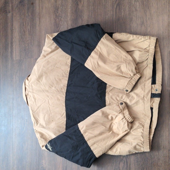Dockers Mens Size XL Vintage Tan and Black Golf Jacket - Picture 9 of 11